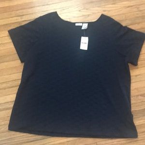 NWT Navy blue Liz Baker top. Women’s size 3x